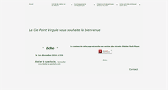 Desktop Screenshot of ciepointvirgule.com